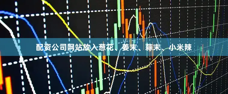 配资公司网站放入葱花、姜末、蒜末、小米辣