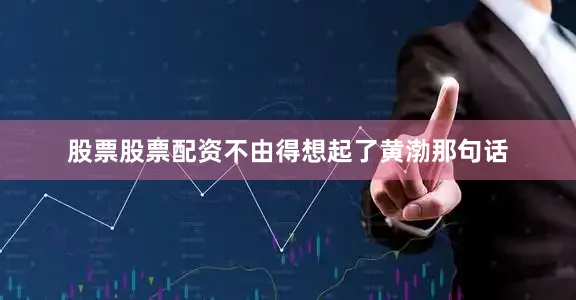 股票股票配资不由得想起了黄渤那句话