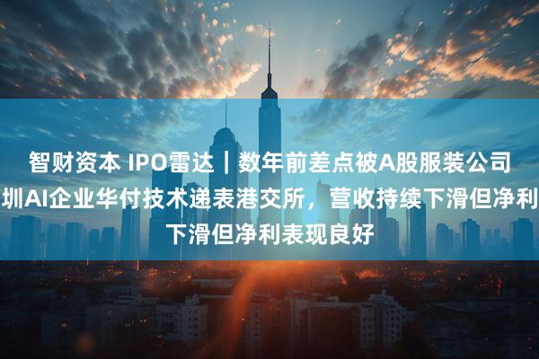 智财资本 IPO雷达｜数年前差点被A股服装公司收购！深圳AI企业华付技术递表港交所，营收持续下滑但净利表现良好